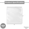 PSBM 2 Inch x 2 Inch Zipper Bags, 1000 Pcs 2 Mil Clear Reclosable Poly Plastic Parts Bags, Lightweight & Durable for storage and organization - 2 of 4