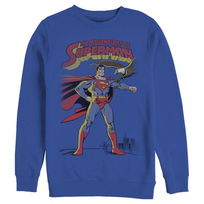 Men's Superman Patriotic Adventures Sweatshirt