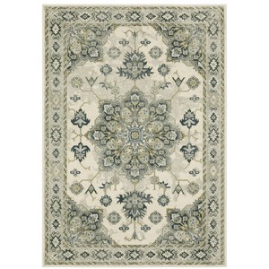 Bryant Center Medallion Indoor Area Rug - Captiv8e Designs - 1 of 4