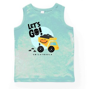The Juniper Shop SmileyWorld Let's Go Dump Truck Youth Tank Top - 1 of 4