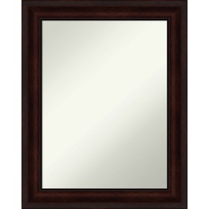 Amanti Art 23" x 29" Non-Beveled Coffee Bean Brown Wall Mirror : Modern Style, Polystyrene Frame, Wall Mounted - 1 of 4