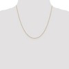 Black Bow Jewelry 1.2mm, 14k Yellow Gold, Diamond Cut Hollow Bead Chain Necklace - 2 of 4