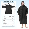 Catalonia Women Men Youth Fleece Plush Swim Parka, Super Warm Swimming Changing Robe, Waterproof Swim Jacket, Fuzzy Swim Coat, Cozy Gift - 2 of 4
