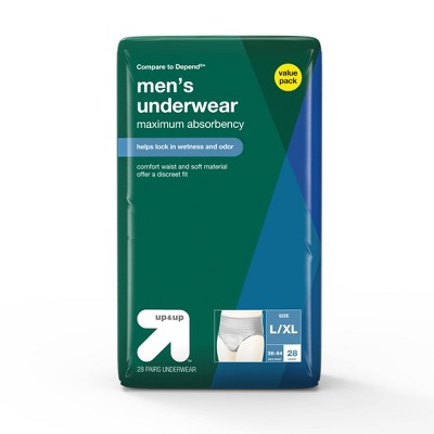 Men's Underwear for Adult Incontinence Care Maximum Absorbency Large/X-Large - up & up™
