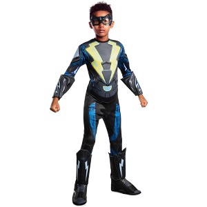 Rubies Black Lightning Boy's Deluxe Costume Large - 1 of 1
