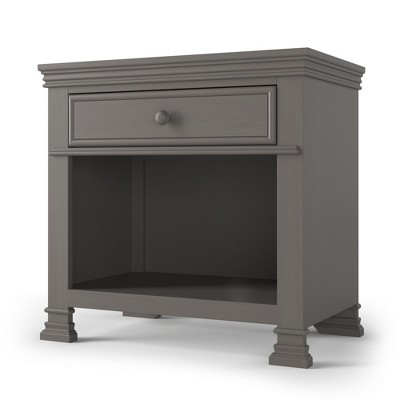 Child Craft Westgate 1 Drawer Nightstand for Nursery or Bedroom, Plenty of Storage, Hand Detailed, Wire Brushed Non-Toxic Finish, Fully-Assembled