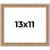 PosterPalooza | Photo Size Deco Brown Picture Frame - UV Acrylic, Foam Board Backing, Hanging Hardware - 2 of 4