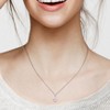 EVERLY JEWELRY | Sterling Silver Heart Pendant with Gemstone – Multiple Stone Options - 4 of 4