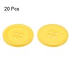 Unique Bargains Sewing Resin Round Flat 4-Hole Replacement Craft Buttons 20 Pcs - 3 of 4