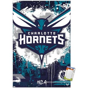 Trends International NBA Charlotte Hornets - Maximalist Logo 23 Unframed Wall Poster Prints - 1 of 4