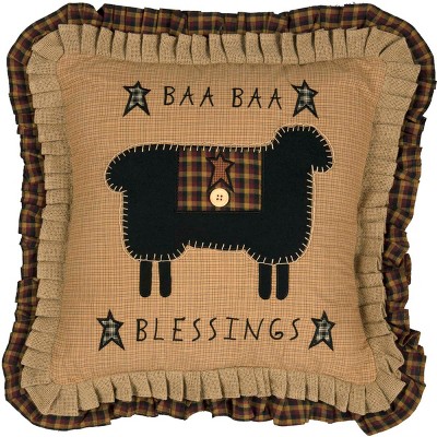 Heritage Farms Baa Baa Blessings Pillow 18x18 VHC Brands