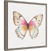 Amanti Art Colorful Breeze XI (Butterfly) by Lisa Audit Canvas Wall Art Print Framed 16-in. x 16-in. - 2 of 4