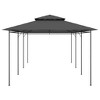 vidaXL Gazebo 236.2"x117.3"x106.3" Anthracite - 3 of 4