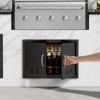 VEVOR BBQ Access Door, 30W x 21H Inch Double Outdoor Kitchen Door, Cold Plate Flush Mount Door, Wall Vertical Door with Handles and Ventss, Black - 2 of 4