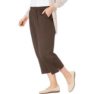 Woman Within 7-Day Knit Capri - 1 of 4