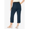 Jessica London Women's Plus Size Stretch Denim Crop Jeggings - 3 of 4