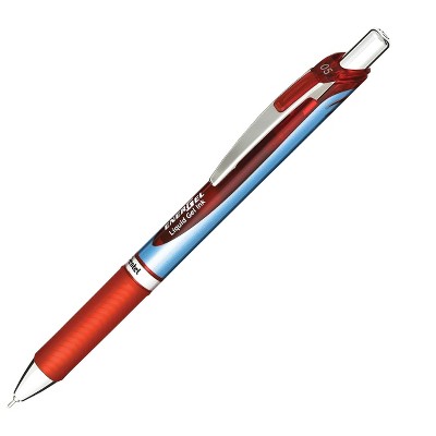 Pentel EnerGel Deluxe RTX Retractable Gel Pens Fine Point Red 816146