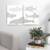 Pavilion Gift Company - Beach - 12" x 15" Embroidered Plaques (Set of 2) - Wall Sign Panels - 2 of 4