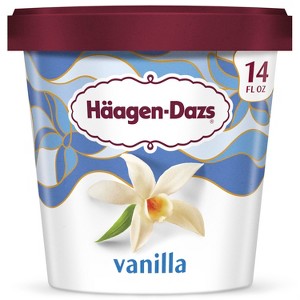 Haagen-Dazs Vanilla Ice Cream - 14 fl oz - 1 of 4