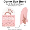 Big Dot of Happiness Bride Squad - How Many Candies Rose Gold Bridal Shower or Bachelorette Party Game - 1 Stand and 40 Cards - Candy Guessing Game - image 4 of 4