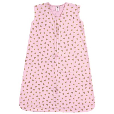 Hudson Baby Infant Girl Cotton Sleeveless Wearable Sleeping Bag, Sack ...