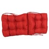 Blazing Needles, 18-inch by 38-inch Spun Polyester Solid Outdoor Tufted Chair Cushion - 2 of 2