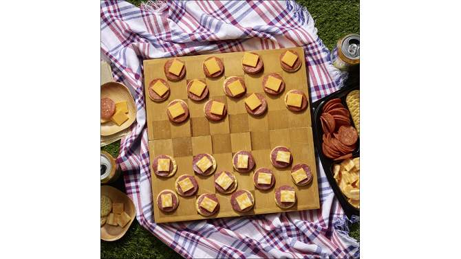 Hormel Gatherings Hard Salami, Pepperoni, Cheese &#38; Crackers Party Tray - 28oz, 2 of 9, play video