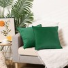 Unique Bargains Velvet Throw Home Decor Solid Couch Sofa Living Room Pillow Covers - 2 of 4