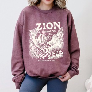 Simply Sage Market Zion National Park Established 1919 Sweatshirt - 1 of 4