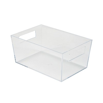 Small Plastic Storage Basket 11.5 x 7.75 x 4.25 Inch - Bedroom - Storage &  Organizer