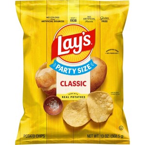 Lay's Classic Party Size Potato Chips - 13oz - 1 of 4