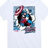 Boys' - Marvel - Captain America Panels Short Sleeve Graphic T-Shirt - 2 of 4