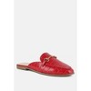 Velvet Buckled Flat Mules Women - 2 of 4