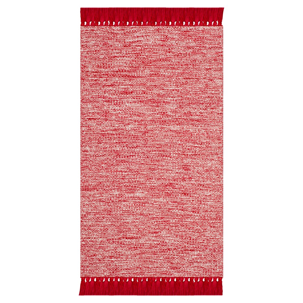 Red Spacedye Design Woven Accent Rug 3'x5' - Safavieh
