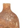 Textured Glaze with Center Hole Vase Rust Stoneware by Foreside Home & Garden - 3 of 4