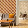 Nicole Miller Retro Geo Clay and Turmeric Peel & Stick Wallpaper - 2 of 4