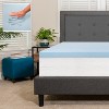 Flash Furniture Capri Comfortable Sleep 3 inch Cool Gel Memory Foam Mattress Topper - image 4 of 4