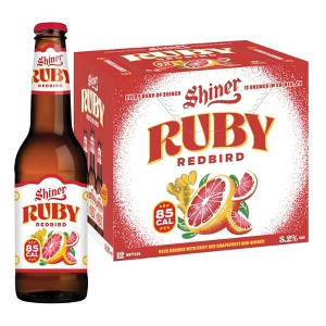 Shiner Ruby Redbird Grapefruit Beer - 12pk/12 fl oz Bottles - 1 of 4