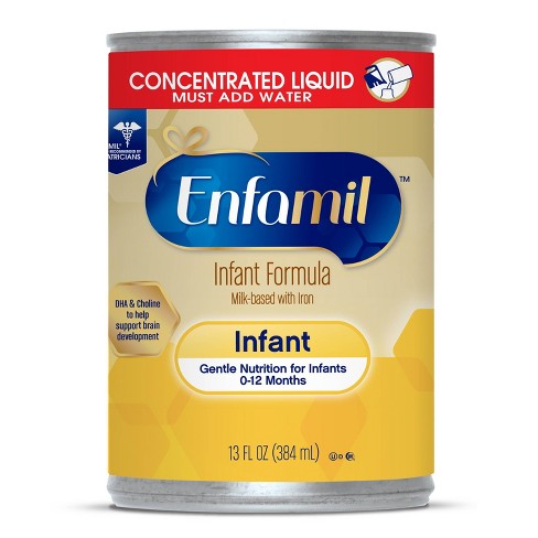 Enfamil 24 Infant Formula, 2 Oz., Unflavored, 24 Calories, Birth to 12  Months, Ready To Use, Bottle, 48 Count, #166802