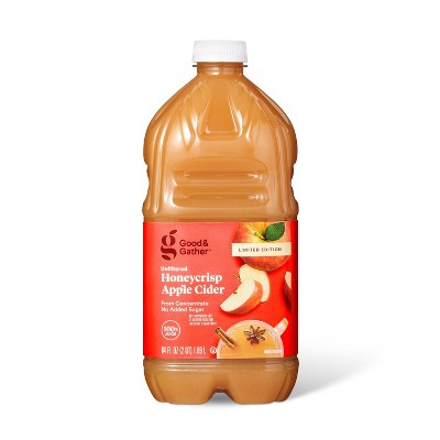 Honey Crisp Apple Cider - 64 fl oz Bottle - Good & Gather™