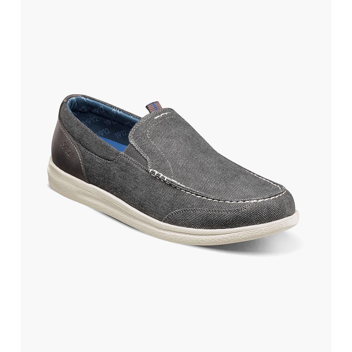 Nunn Bush BrewskiCanvas Men's Moc Toe Venetian Slip On