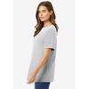 Woman Within Plus Size Petite Perfect Short-Sleeve Crewneck Tee - 4 of 4