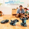 SUGIFT Transform Rc Cars for Boys, 2.4Ghz Remote Control Car 1:18 Scale Transforming Robot, 360° Rotation Car Toy Gifts for Boys 4-8 - 3 of 4