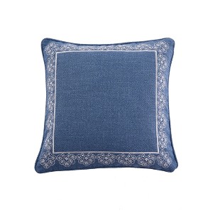 Apolonia Embroidered Border Decorative Pillow - Villa Lugano by Levtex Home - 1 of 3