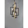 Maxim Lighting Flambeau 6 - Light Chandelier in  Black/Antique Brass - 4 of 4