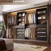 Aheaplus 4-9Ft Closet Organizer with 4 Wooden Drawers and 4 Rods - 4 of 4