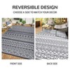 Reversible Outdoor Plastic Straw Rug - Waterproof Bohemian Area Mat for Patio, RV, Balcony, Camping, Easy Clean Picnic Mat - 4 of 4
