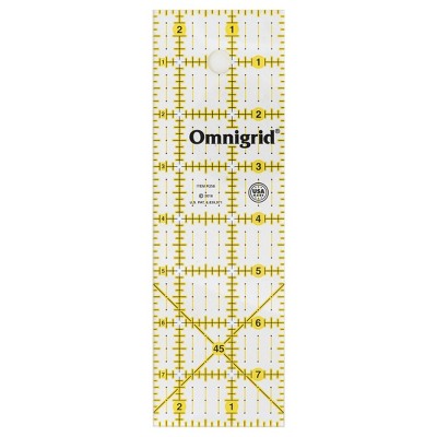 Omnigrid 6 X 24 Rectangle Quilting And Sewing Ruler : Target