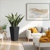 Okak 25.5 Inch Metal Tapered Planter Large Garden Pot with Drainage Hole & Rubber Plug for Patio, Commercial Spaces - 2 of 4