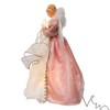 Kurt Adler 14-Inch UL 10-Light Pink and Ivory Angel Tree Topper - 3 of 4